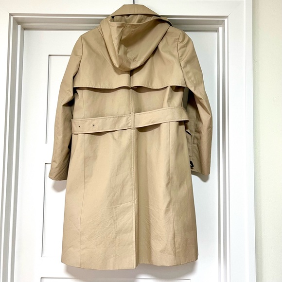 J.Crew Petite New Icon Trench Size 2P Vintage Khaki EUC - Picture 8 of 13